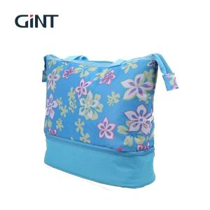 Di-wehyddu Plygu Logo Customized Bag Oerach