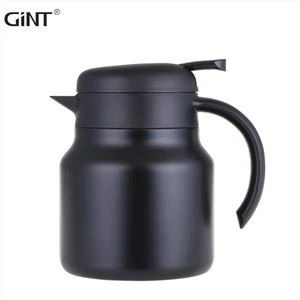 Pot Handy Carafe Thermol wedi'i Inswleiddio â Gwactod Coffi