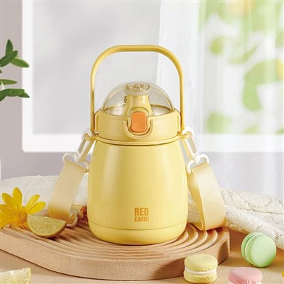 Potel Ddŵr Braster Ciwt 900ML Gyda Dolen